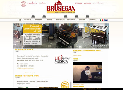 screenshot Brusegan Pianoforti 